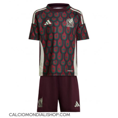 Maglie da calcio Messico Prima Maglia Bambino Copa America 2024 Manica Corta (+ Pantaloni corti)